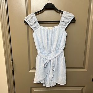 Altar’d Stare Blue Romper